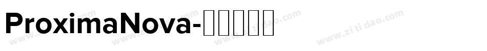 ProximaNova字体转换