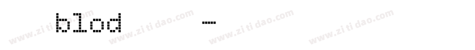雅圆blod手机版字体转换