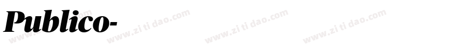 Publico字体转换