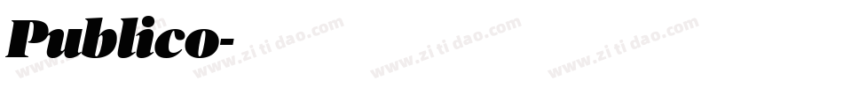 Publico字体转换