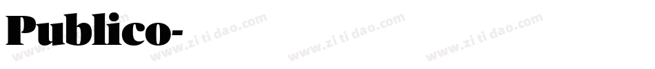 Publico字体转换