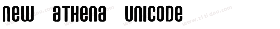 new_athena_unicode字体转换
