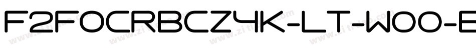 F2FOCRBczyk-LT-W00-Bold字体转换