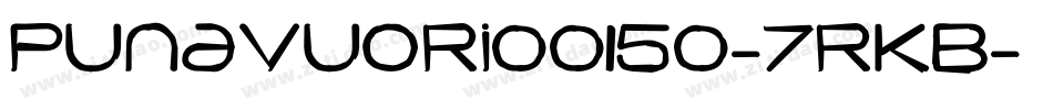 Punavuori00150-7rKB字体转换