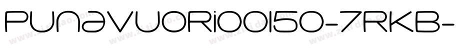 Punavuori00150-7rKB字体转换