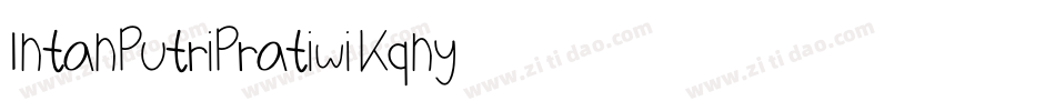 IntanPutriPratiwi-Kqny字体转换
