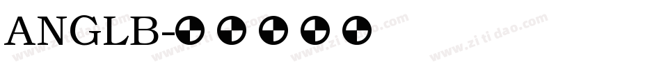 ANGLB字体转换