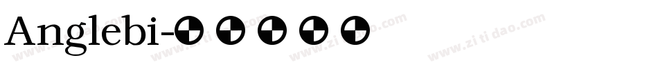 Anglebi字体转换