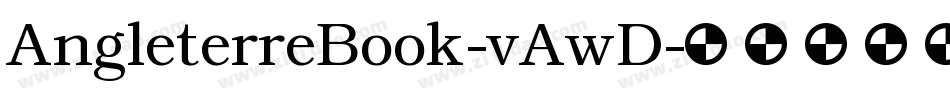 AngleterreBook-vAwD字体转换
