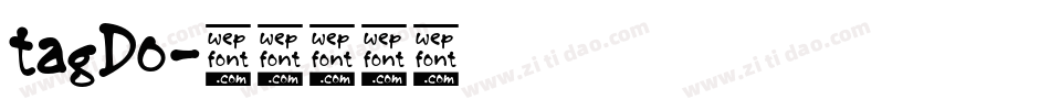 tagDo字体转换
