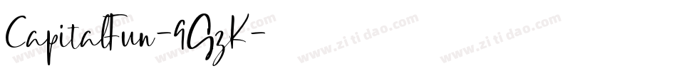 CapitalFun-9GzK字体转换