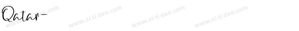 Qatar字体转换