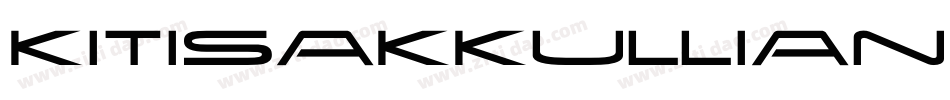 Kitisakkullian字体转换