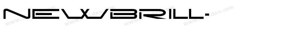NEWBRILL字体转换
