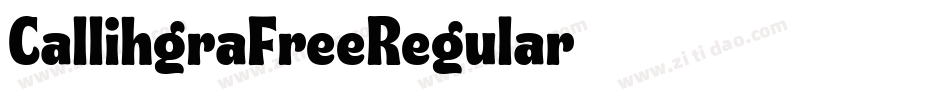 CallihgraFreeRegular字体转换