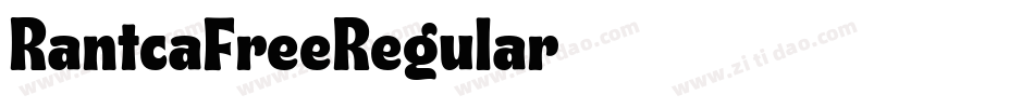RantcaFreeRegular字体转换