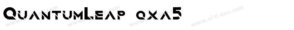 QuantumLeap-qxa5字体转换