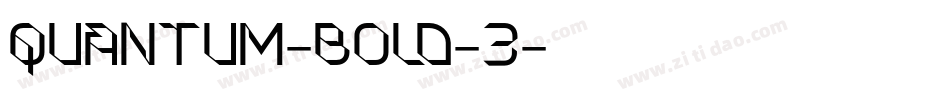 Quantum-Bold-3字体转换