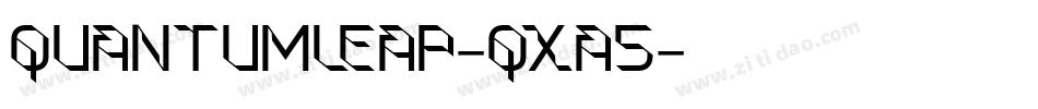 QuantumLeap-qxa5字体转换