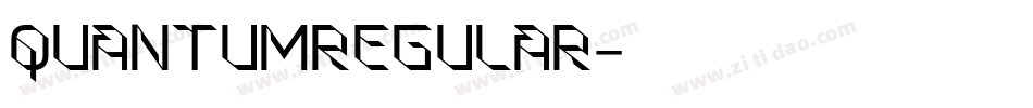 QuantumRegular字体转换