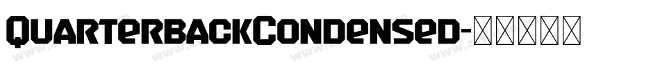 QuarterbackCondensed字体转换