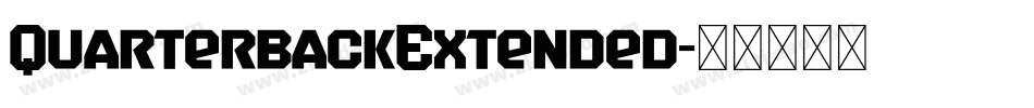 QuarterbackExtended字体转换
