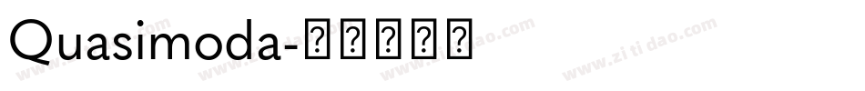 Quasimoda字体转换