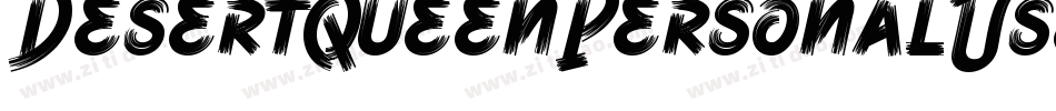 DesertQueenPersonalUse-YLx8字体转换