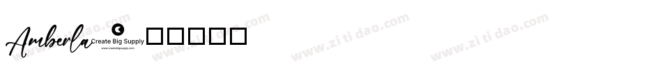 Amberla字体转换