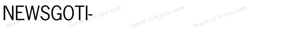 NEWSGOTI字体转换