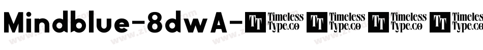 Mindblue-8dwA字体转换