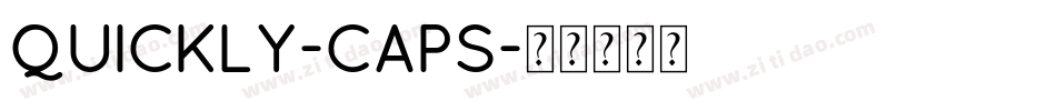 Quickly-Caps字体转换
