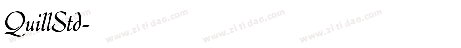 QuillStd字体转换
