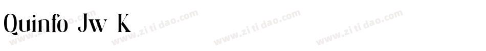 Quinfo-Jw0K字体转换