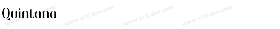 Quintana字体转换