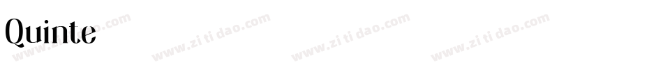 Quinte字体转换