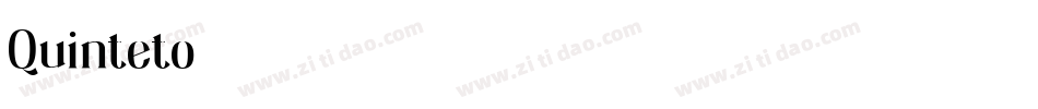 Quinteto字体转换