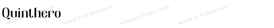 Quinthero字体转换