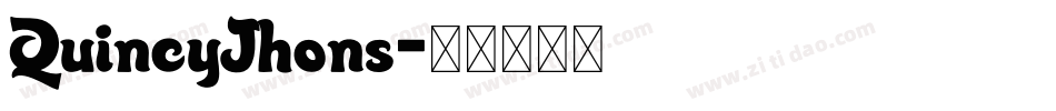 QuincyJhons字体转换