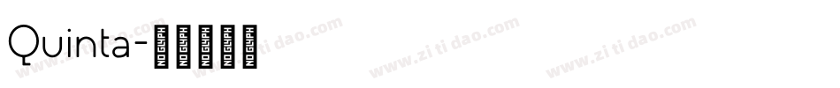 Quinta字体转换