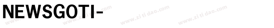 NEWSGOTI字体转换