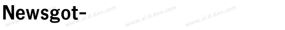 Newsgot字体转换