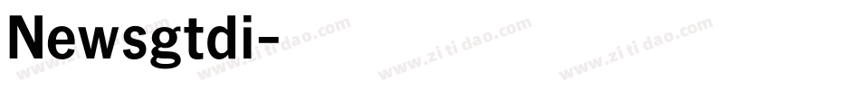Newsgtdi字体转换