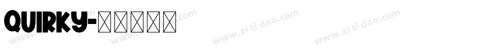 Quirky字体转换