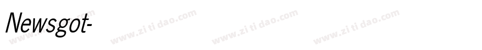 Newsgot字体转换