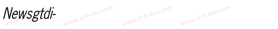 Newsgtdi字体转换