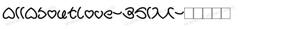 AllAboutLove-35lM字体转换
