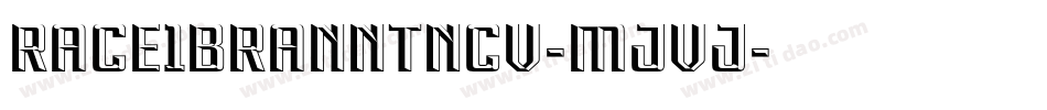 Race1BranntNcv-mjVj字体转换