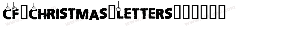 CF-Christmas-Letters字体转换