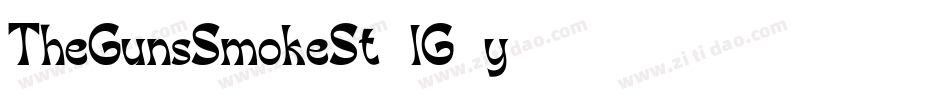 TheGunsSmokeSt-lG1y字体转换